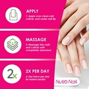 Nutra Nail 5 to 7 Day Growth Treatment - Fast Keratin Nail Strengthener Repair Serum Formula for Thin, Brittle, Damaged Nailbeds (0.47 fl oz)