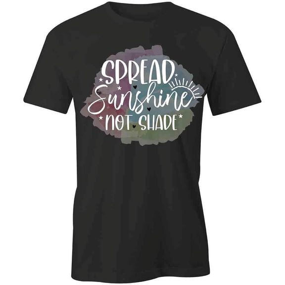 Spread Sunshine T-Shirt | Positive Vibes Black Tee Gift