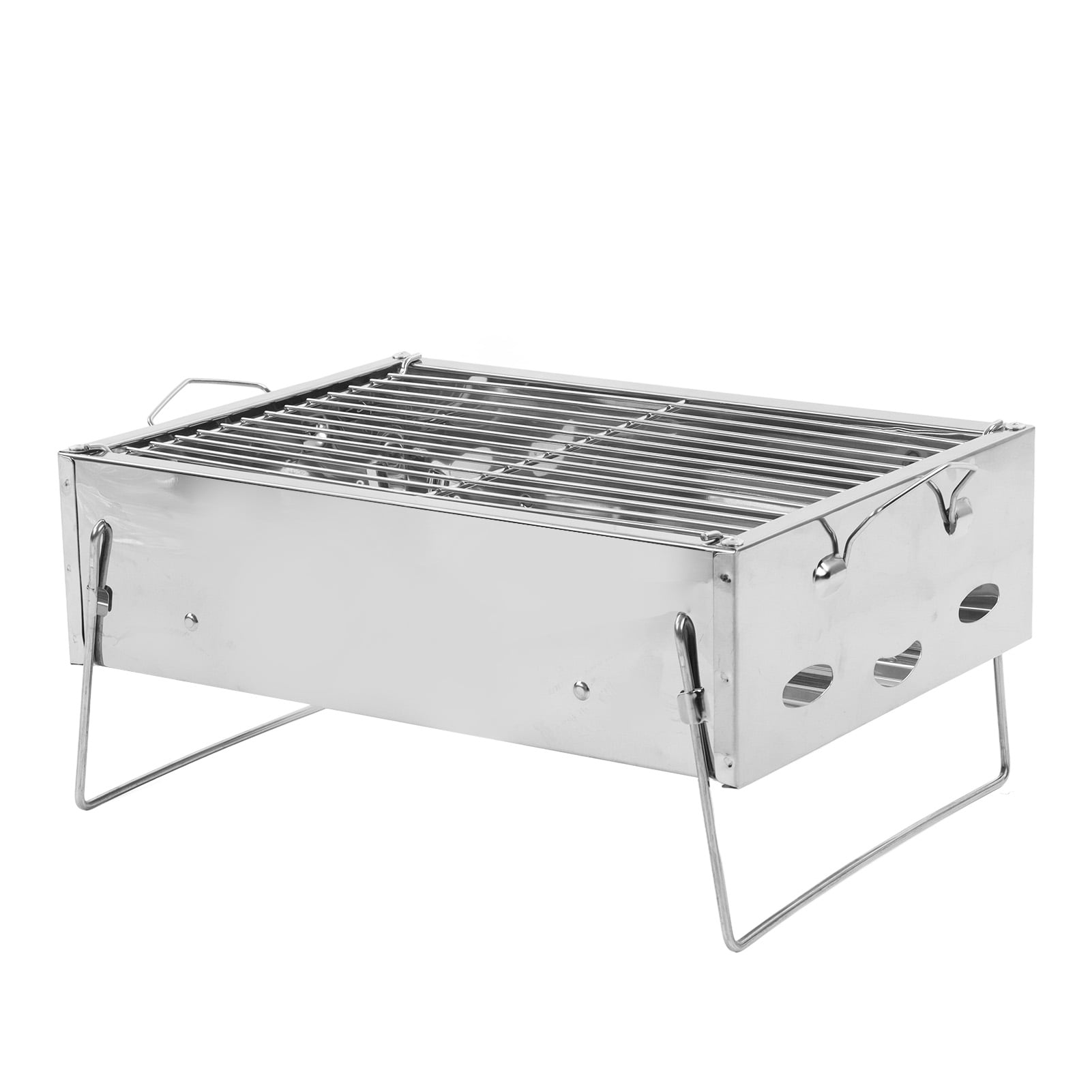 Portable Charcoal Grill, Outdoor Barbecue Grill Foldable Stainless Steel BBQ Grill For Outdoor Picnic Camping Cooking