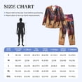 thumbnail image 4 of Uemuo a herd of horses Pattern 2-Piece Loungewear Set - Men’s Soft Sleepwear, Cozy Winter PJs, Comfy Sleep Set-X-Large, 4 of 7