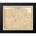 thumbnail image 2 of Andreas 24x20 Black Modern Framed Museum Art Print Titled - Clinton Indiana Landowner - Andreas 1876, 2 of 5