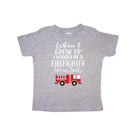 

Inktastic Future Firefighter Like Daddy Gift Toddler Boy Girl T-Shirt
