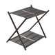 thumbnail image 3 of Pastel de equipaje de metal para la habitación de invitados Stand Stupar Storage Organizador Plegador de planta plegable Patio de decoración del hogar, 3 of 8