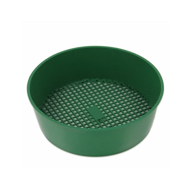 Yuarrent Colador de plástico para jardín, filtro de malla no deformable y altamente funcional para versátil Jardín y Patio