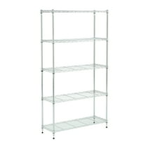 5 tier chrome shelving 11.8x33.5x59in