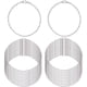 thumbnail image 1 of 24 cadenas de acero inoxidable para pulseras, ajustables, con cierre de langosta., 1 of 6