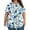 01 Light Blue, variant on Women Short Sleeve Tops Plus Size Women Summer Tops Trendy Round Neck Tees for Women Printed Tshirts Womens Tops Dressy Oversized Tops for Women Dressy