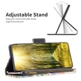 thumbnail image 4 of for Samsung Note 20 Case Zipper Purse Embossed Pattern Premium Leather Wallet Cover Flip Stand Card Slots Holder Magnetic Closure with Wrist Strap Case for Samsung Galaxy Note 20, Tree, 4 of 6
