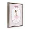 thumbnail image 2 of Stupell Industries Cottage Delicate Dance on Stripes Brown Floating Frame Canvas Art, 17 x 21, by Christine Simpson Art, 2 of 8