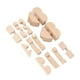 thumbnail image 5 of Juguete De Bloqueo De Rompecabezas, Regalo De Cumpleaños De Desarrollo De Inteligencia Desbloquear Rompecabezas De Enclavamiento Para Viajes A Casa Cergrey Wooden Unlock Interlock Toy, 5 of 8