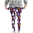 thumbnail image 6 of Halloween Outfits for Girls Funny Cute Printed Graphic Leggings Stretch High Waist Pull On Jeggings Pants (6 Years, Style E), 6 of 6