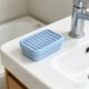 thumbnail image 5 of Jabonera de Silicona con Tapa, Autodrenante, para Baño y Cocina - Recipiente Antideslizante para Jabón En Barra con Tapa, Estuche de Viaje de Secado Rápido para Ducha, Camping y Caravana - 1 Unidad, 5 of 6