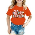 thumbnail image 2 of Easter Shirt Kids Fashion Comfy White Flowers Easter Story Tshirt 2026 Kids Happy Easter Crew Neck Short Sleeve Tee Tops, 2 of 4