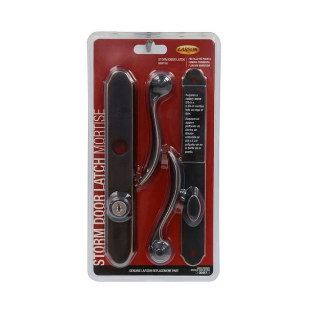 Larson Larson CH3045701 Storm Door Mortise Latch, Aged Bronze