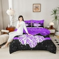 thumbnail image 4 of Castle Fairy 2-Piece Twin Size Comforter Set - Cheerleader Sports Print, 4 of 8