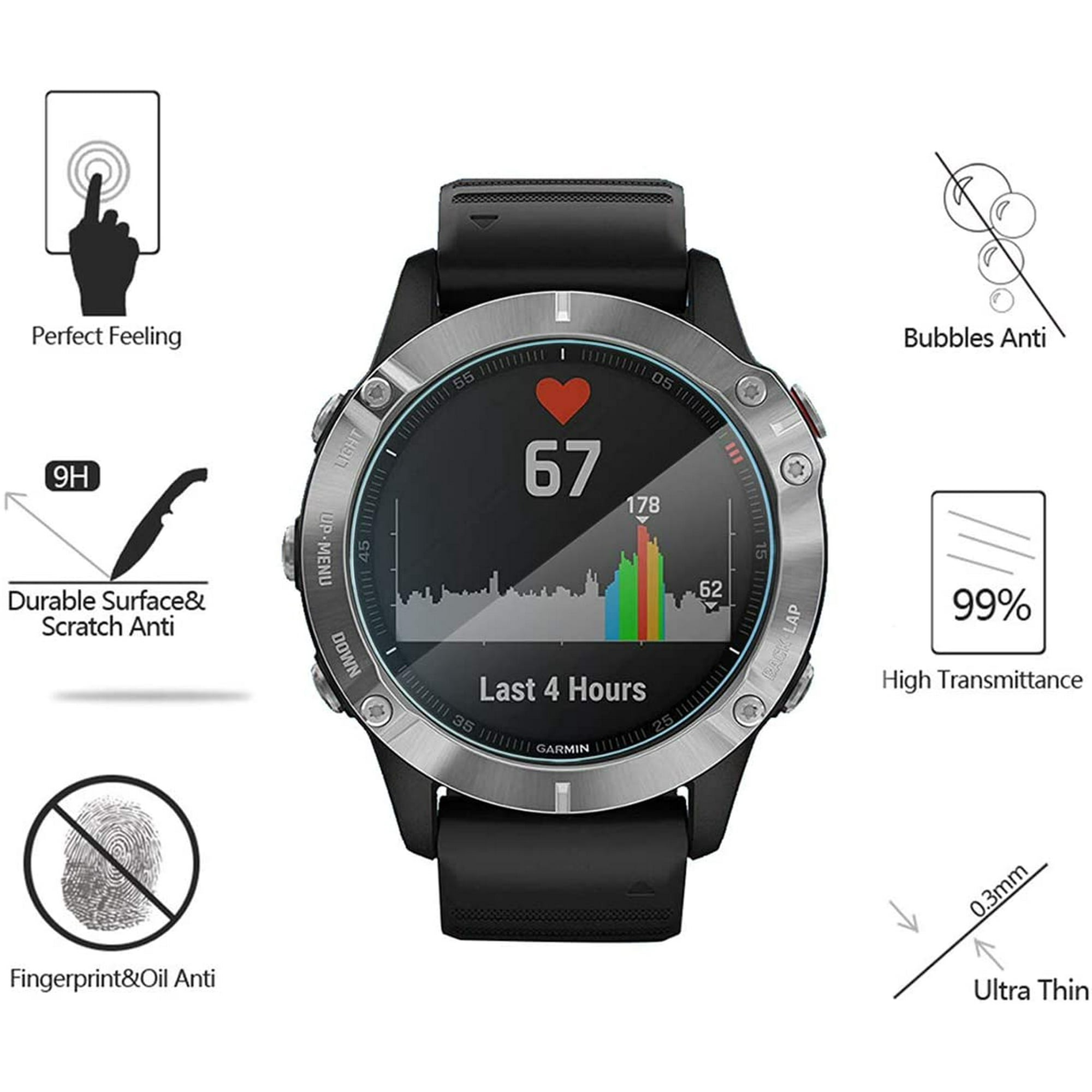 Garmin vivomove hr screen protector hot sale