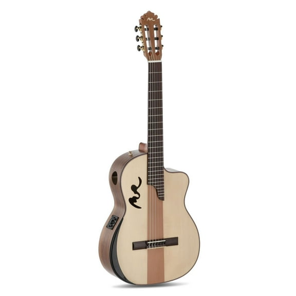 Manuel Rodriguez Electro-Acoustic Guitar Café Cortado, Walnut 4/4, Satin Cutaway