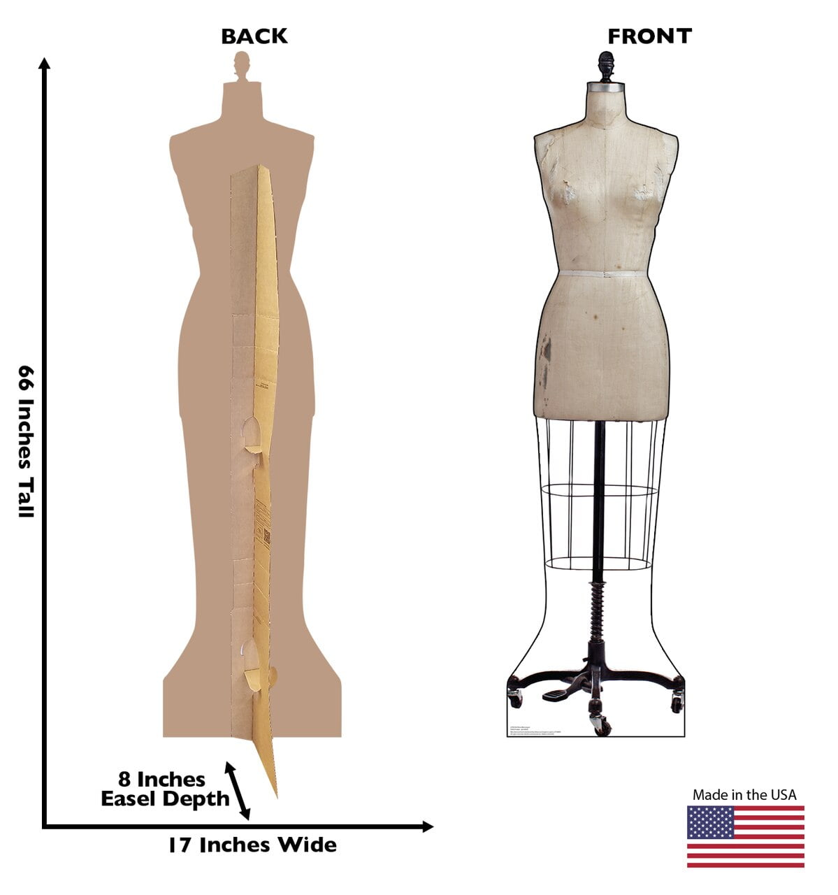 Old Dress Mannequin