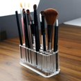 thumbnail image 3 of 1pc 26 Hole Nail Art Holder Transparency Acrylic Pen Holder Minimalist Style Nail Art Makeup Brush Storage Box Desktop Storage Organizer Makeup Organizer, 3 of 5