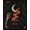 Black, Pattern 6, variant on Design&I 8'x10' Washable Area Rug Sleek Flatweave Pet Friendly Black Orange Enchanted Nighttime Celestial Design Elegant Rectangular Display for King Size Bedroom, Under Bed