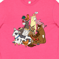 thumbnail image 4 of Inktastic Happy Farm Animals Youth T-Shirt, 4 of 5
