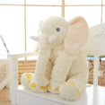 thumbnail image 3 of 40cm 60cm 80cm Kawaii Plush Elephant Doll Toy Kids Play Back Cushion Cute Stuffed Elephant Child Accompany Doll Xmas Gift, 3 of 5