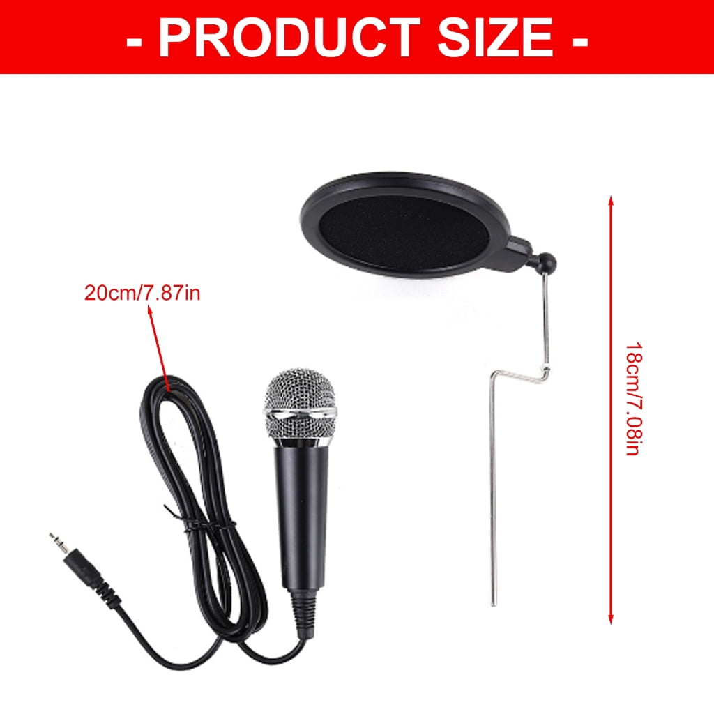 Enhances Streaming Microphones System Built In Sound Card 9 Vocal Effects 200M Wireless Ranges for PC Mobile Devices
