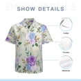 thumbnail image 7 of High Quality Hawaiian Shirts for Men Short Sleeve Aloha Beach Shirt Floral Summer Casual Button Down Shirts Blouses MK5PKX, 7 of 7