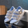 thumbnail image 4 of Xfvqtps Kids Boys Beach Sandals Open Toe Hook and Loop Straps Soft Sole Flats Summer Shoes, 4 of 9