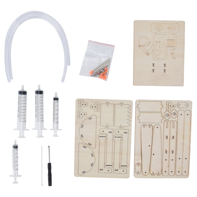 Modèle d'Excavatrice Hydraulique DIY Jouets Éducatifs pour Enfants Ensemble de Jouets d'Expériences Scientifiques