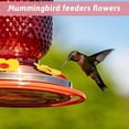 thumbnail image 7 of 16 Pieces Hummingbird Feeders Replacement Flowers Yellow Pet Replacement Bird Feeder Replacement Parts with 2 PCS Brush Feeding Ports Bee Guards for Hummingbird Feeders for Outdoors Hanging Feeder, 7 of 7