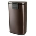 thumbnail image 5 of Elama 3 Piece 30 Liter and 5 Liter Stainless Steel Step Trash Bin Combo Set with Slow Close Mechanism in Matte Bronze, 5 of 5