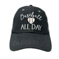 thumbnail image 2 of Cocomo Soul Baseball All Day Embroidered Hat Baseball Mom Mesh Trucker Style Hat Cap, 2 of 2