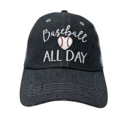 Cocomo Soul Baseball All Day Embroidered Hat Baseball Mom Mesh Trucker Style Hat Cap