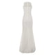 thumbnail image 5 of Vestido largo de color sólido con costura de encaje con abertura halter sin mangas sexy para mujer Fridja  hjkh1110, 5 of 8