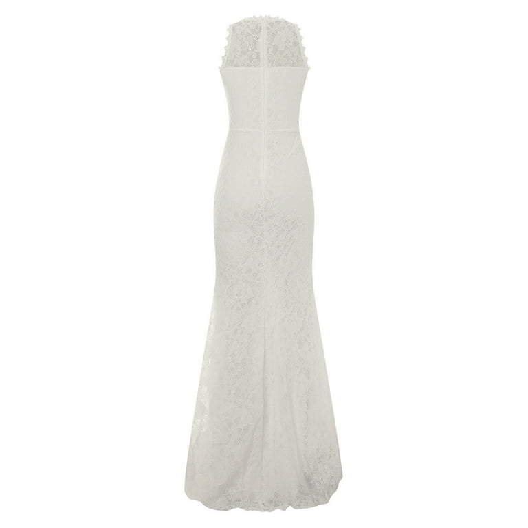 Sexy Lace Stitching Sleeveless Split Bodycon Dress Sexy Lace Stitching Sleeveless Split Bodycon Dress