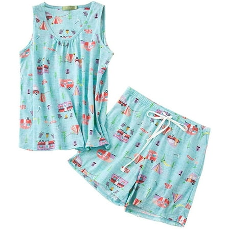 

Women s Cute Cartoon Pajamas Casual 2 Pieces Sleepwear Set Nightwear