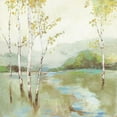 thumbnail image 3 of Pearce, Allison 12x12 Black Modern Framed Museum Art Print Titled - Calm River, 3 of 5