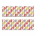 thumbnail image 2 of Ice Cream Bench Cushion Set of 2, Tasty Summer Desserts Refreshments Soft and Food Frosting Various Flavors, Standard Size Foam Pad and Decorative Cover, Multicolor, by Ambesonne, 2 of 4
