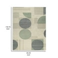 thumbnail image 5 of Benjara Laen 8 x 10 Large Area Rug, Hand Tufted Geometric Shapes, Gray Wool, 5 of 5