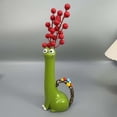 thumbnail image 5 of Cat Vase for Flowers, Handcrafted Whimsical Ceramic Flower Vase, Quirky Cat Shaped Vase, Unique Home Decor for Desk or Shelf, Aesthetic Gift for Cat Lovers, 5 of 9