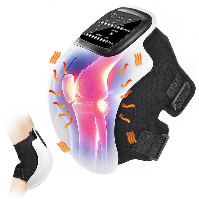 Knee massager, portable massager heat knee pads, therapeutic relief device for knee pain_Perfect Gift