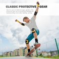 thumbnail image 4 of QUANFENG QF Knee Pads Elbow Pads & Wrist Guards 6Pcs Skateboard Protective Gear Set for Youth/Teen (Yellow）, 4 of 9