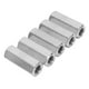 thumbnail image 1 of Tuercas de acoplamiento hexagonales de acero inoxidable 304 M10 tuerca de conexión hexagonal gruesa para tuercas de conexión de fijación de varilla de tornillo 5 pzs, 1 of 8