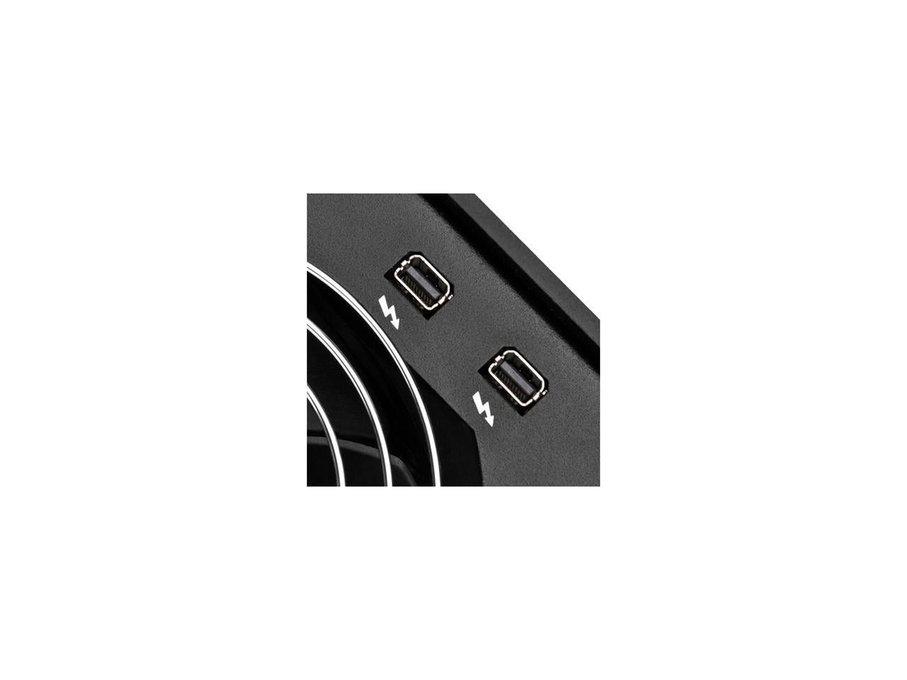 SilverStone RL-TS433-TB Aluminum Body with Zinc Alloy Handle 3.5"/2.5" SATA HDD/SSD ( up to 6 Gbps ) Black 2 x Thunderbolt 2 port ( up to 20 Gbps) (Support Daisy Chain function) High-speed External St