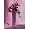 thumbnail image 2 of Tramoni, Oliver 18x24 White Modern Wood Framed Museum Art Print Titled - Bouquet violet I, 2 of 4