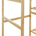 thumbnail image 6 of vidaXL Clothes Rack with Shelves 39.4"x19.7"x72.6" Bamboo, 6 of 7