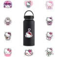 thumbnail image 2 of 50 Uds. Pegatinas impermeables con tema blanco de Hello Kitty Kitty para ordenador portátil, teléfono móvil, botella de agua, monopatín, equipaje, parachoques de coche Jmld, 2 of 2