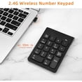 thumbnail image 3 of Teclado numérico inalámbrico, teclado numérico, teclado USB de 10 teclas, teclado numérico de contabilidad financiera para ordenador portátil, portátil, PC, escritorio, 3 of 5