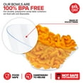 thumbnail image 3 of Stock Your Home 20oz Clear Plastic Serving Bowls (6 Pack) – Disposable Medium Snack & Candy Bowls for Parties, Buffet, Chips, Popcorn & Salad Bar, 3 of 3